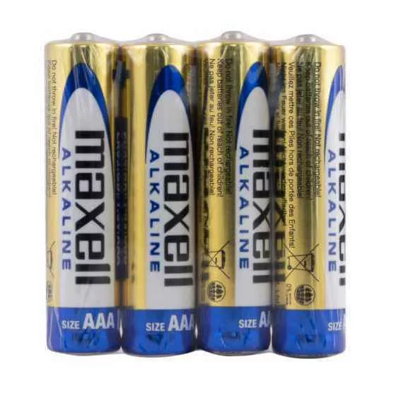 Maxell Baterie alkaliczne LR3 AAA 4 szt opakowanie foliowe