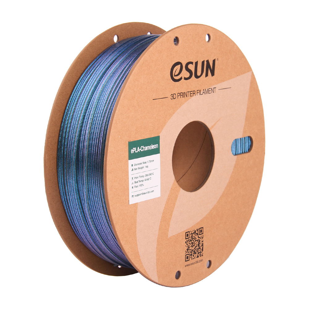 eSUN ePLA-Chameleon Filament polaris niebieski 1.75mm 1000g papierowa szpula