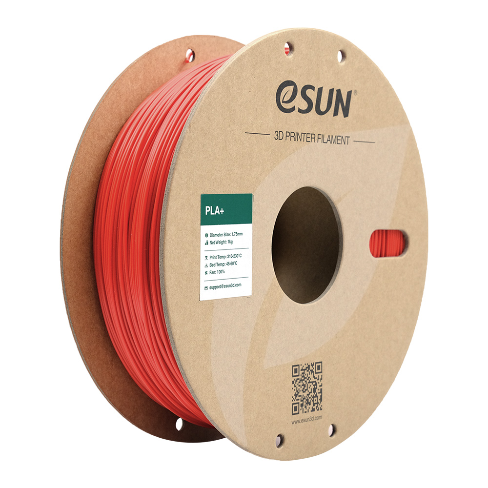 eSUN PLA+ Filament 1.75mm 1000g Red Czerwony