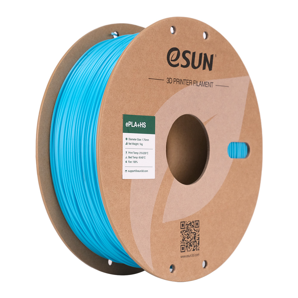eSUN PLA+HS Filament jasnoniebieski 1.75mm 1000g papierowa szpula
