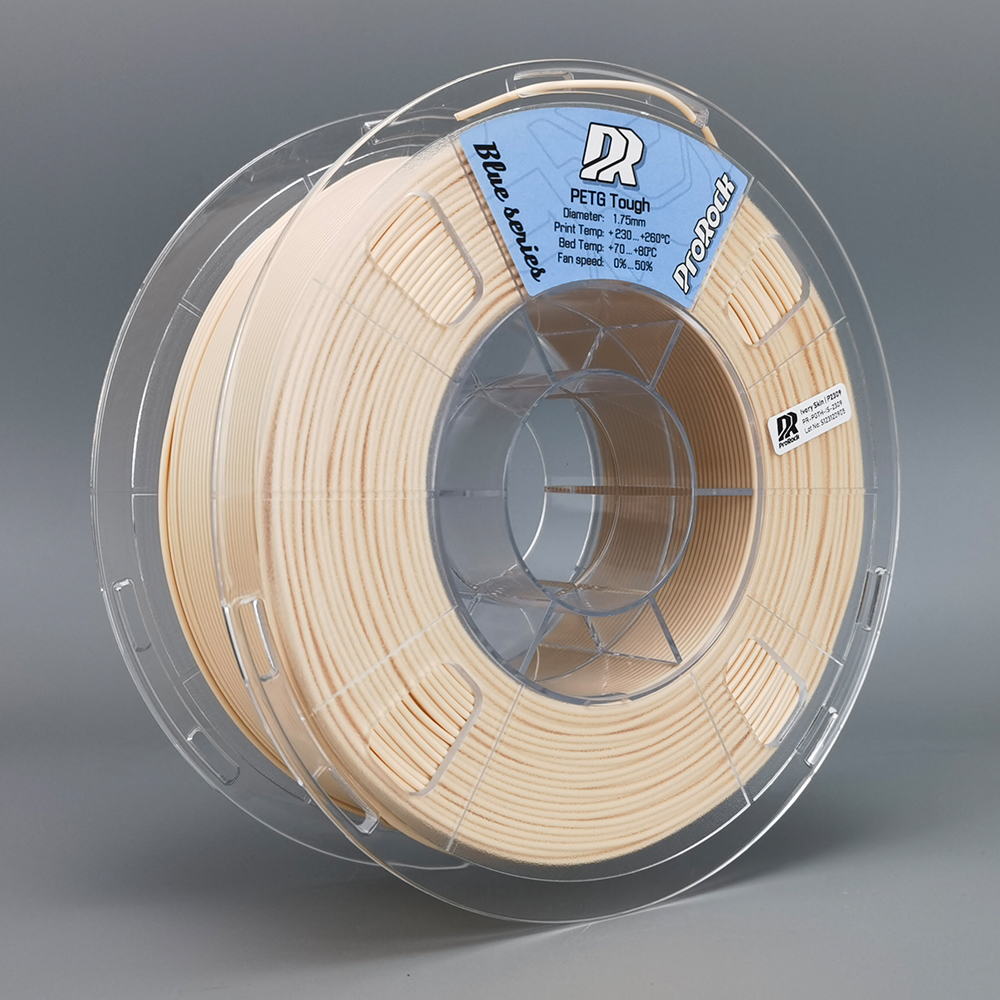 ProRock filament PETG Tough Ivory Skin beżowy Pantone 2309 1.75mm 1000g