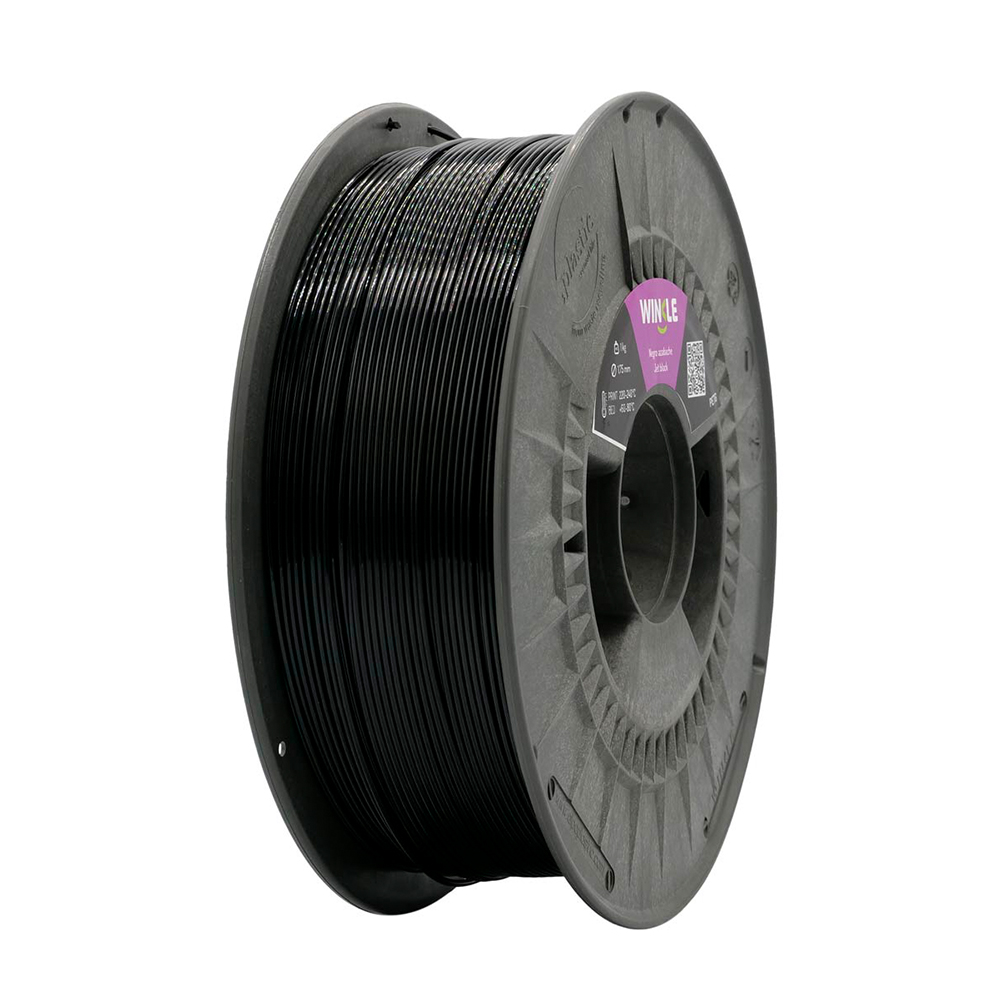 WINKLE PETG Filament 1.75mm Jet Black czarny 5000g