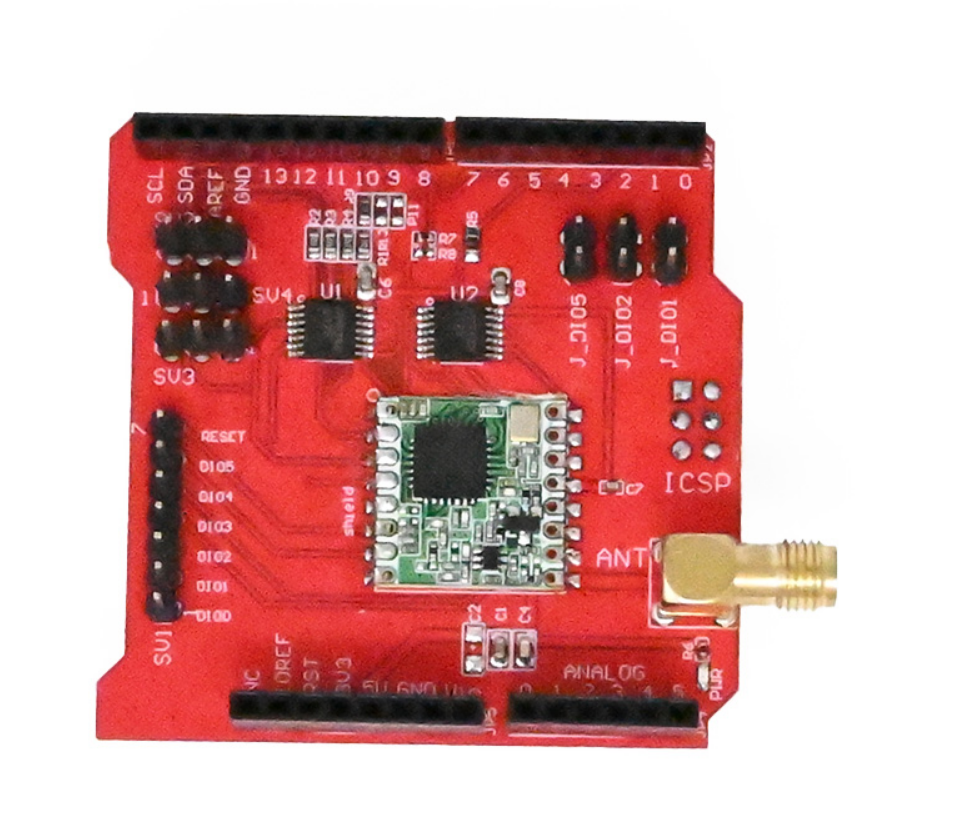ProRock Wireless Transmitter 433Mhz Lora Shield for Leonardo, R3, Mega2560, Duemilanove, Due