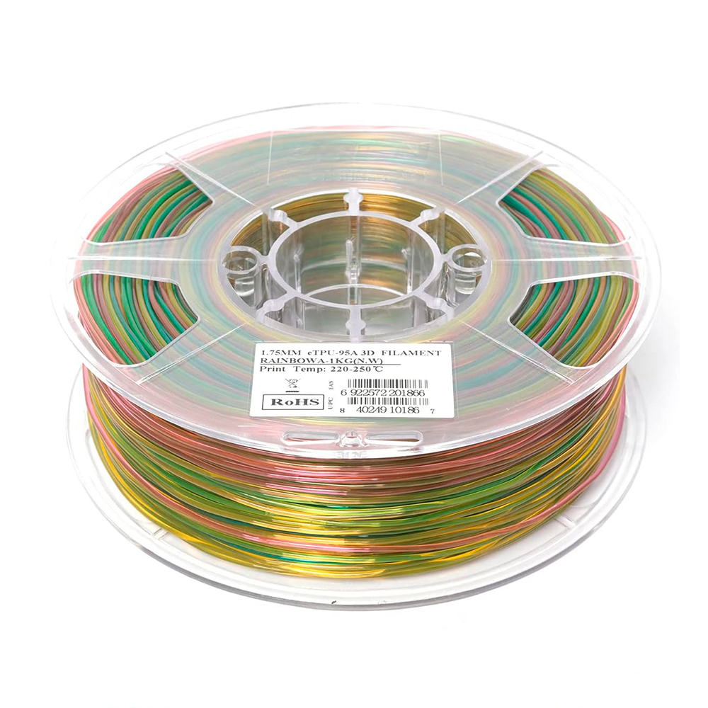 eSUN TPU-95A Filament 1,75mm 1000g tęczowy A