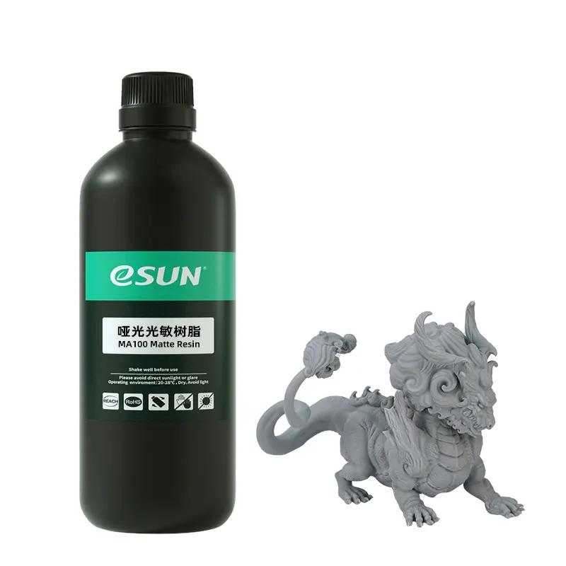 eSun żywica MA100 Resin White Clay Matowa szara glina Grey Clay 1000g