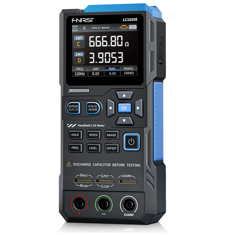 FNIRSI LC1020E tester elementów elektronicznych cyfrowy mostek LCR