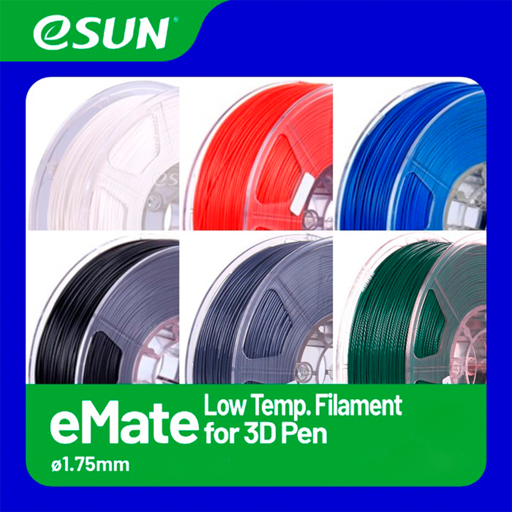 eSUN PLC Filament 1.75mm 500g Blue Matte 3D Pen Niebieski