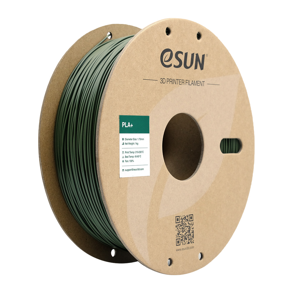 eSUN PLA+ Filament 1.75mm 1000g Olive Green Zielony