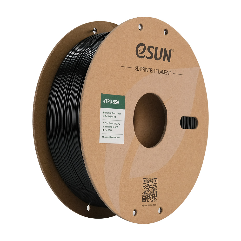 eSUN TPU-95A Filament 1.75mm 1000g Black Czarny