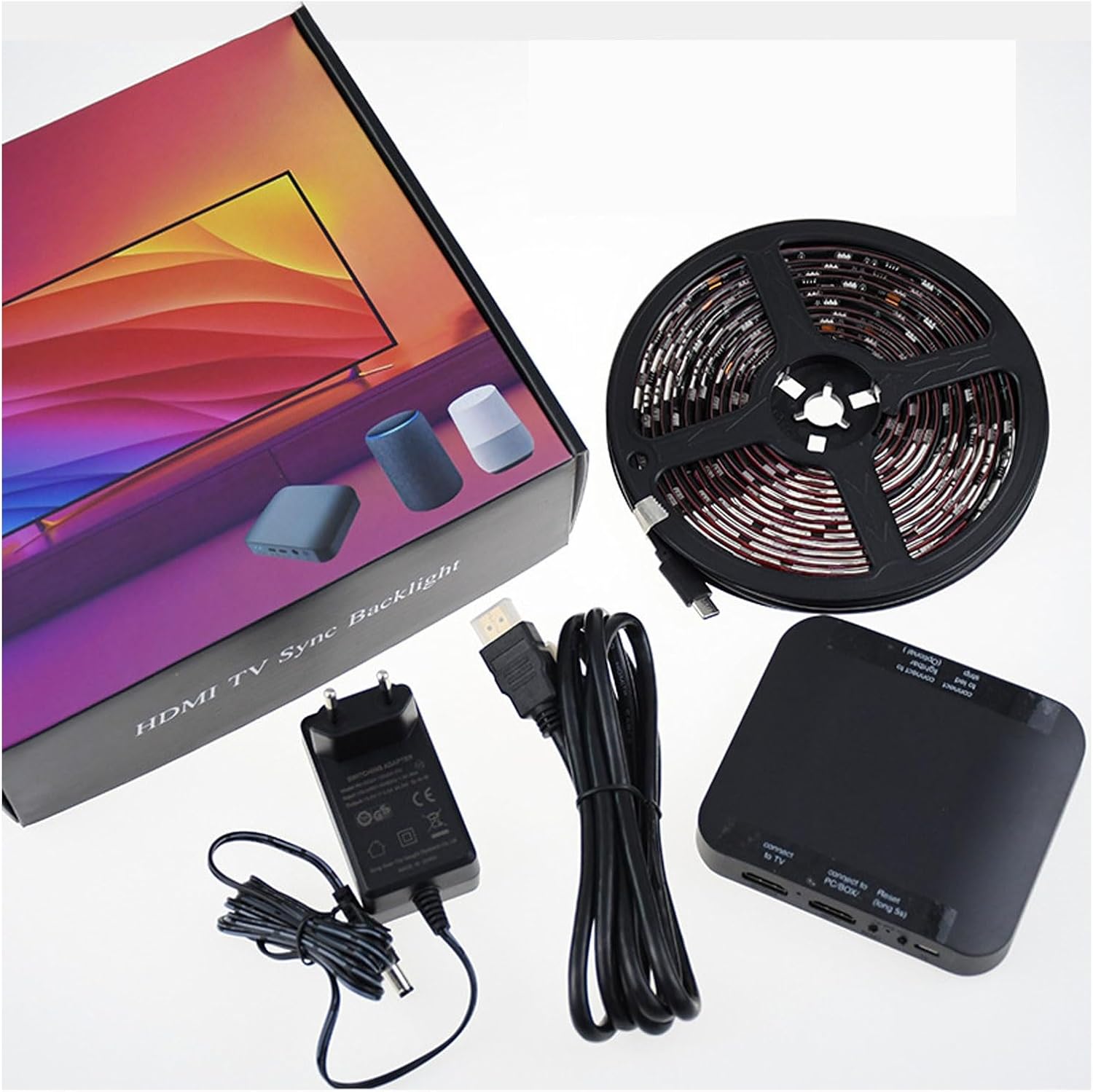 ProRock taśma LED do telewizora HDMI 2.0 (z aplikacja Smart Life) 40–50