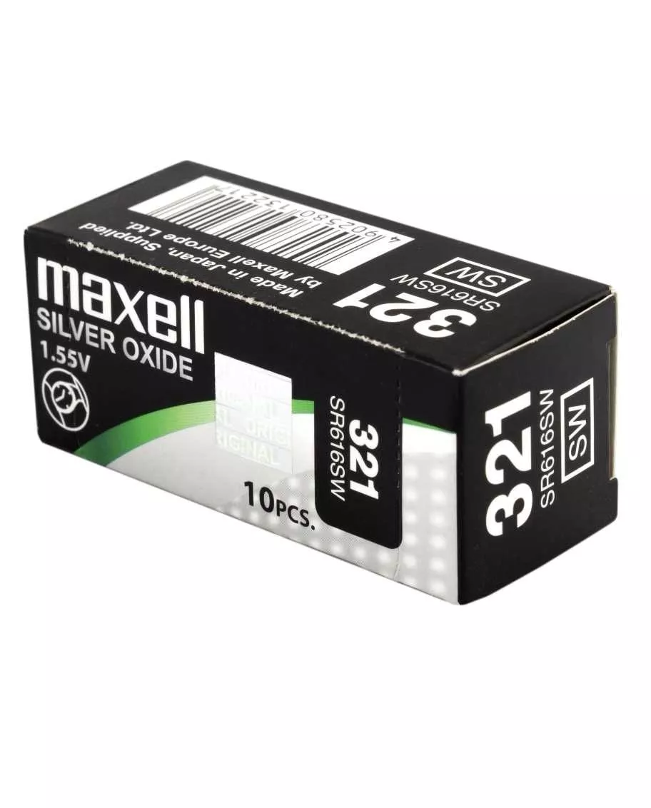 Maxell Baterie guzikowe SR 621 SW/364/ z tlenkiem srebra10 szt