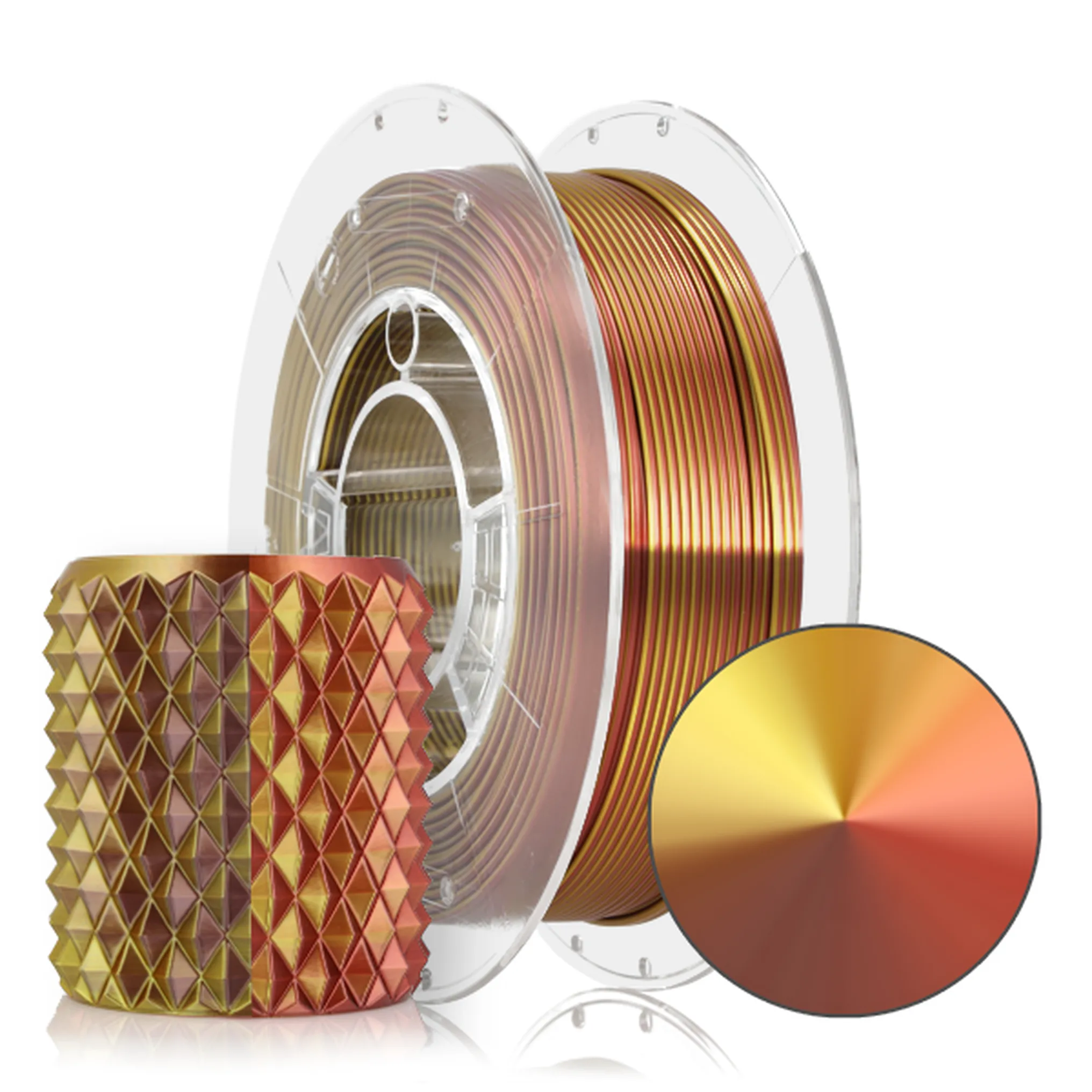 FILAMENT 3D PLA Magic Silk Treasure (Gold-Copper-Bronze) 300g