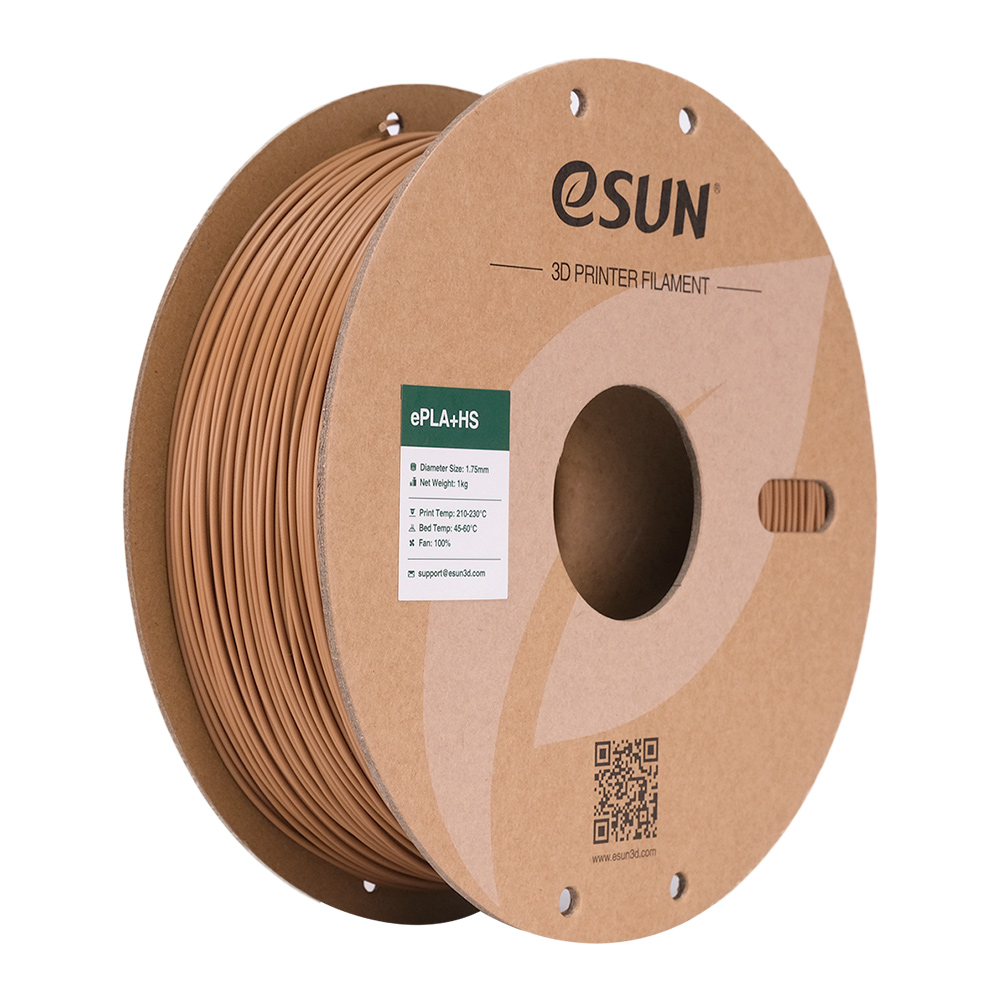 eSUN PLA+HS Filament 1.75mm 1000g Light Brown Brązowy