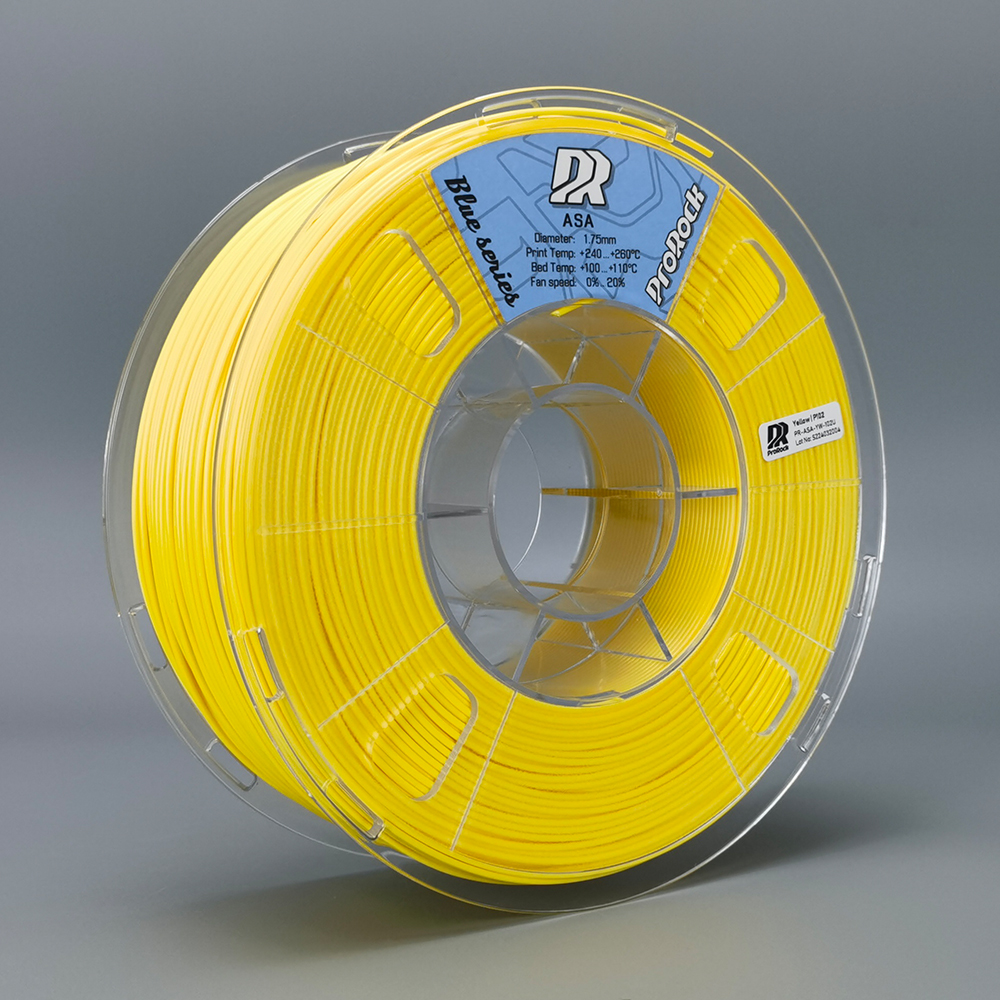 ProRock Filament ASA żółty Pantone 102U 1.75mm 1000g