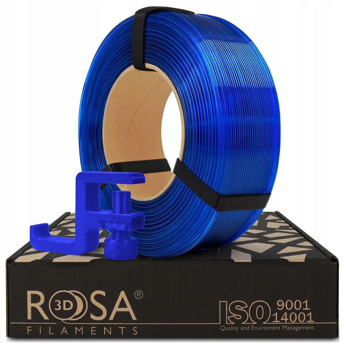 FILAMENT 3D ReFill PCTG Blue Transparent 1,75mm 1 kg