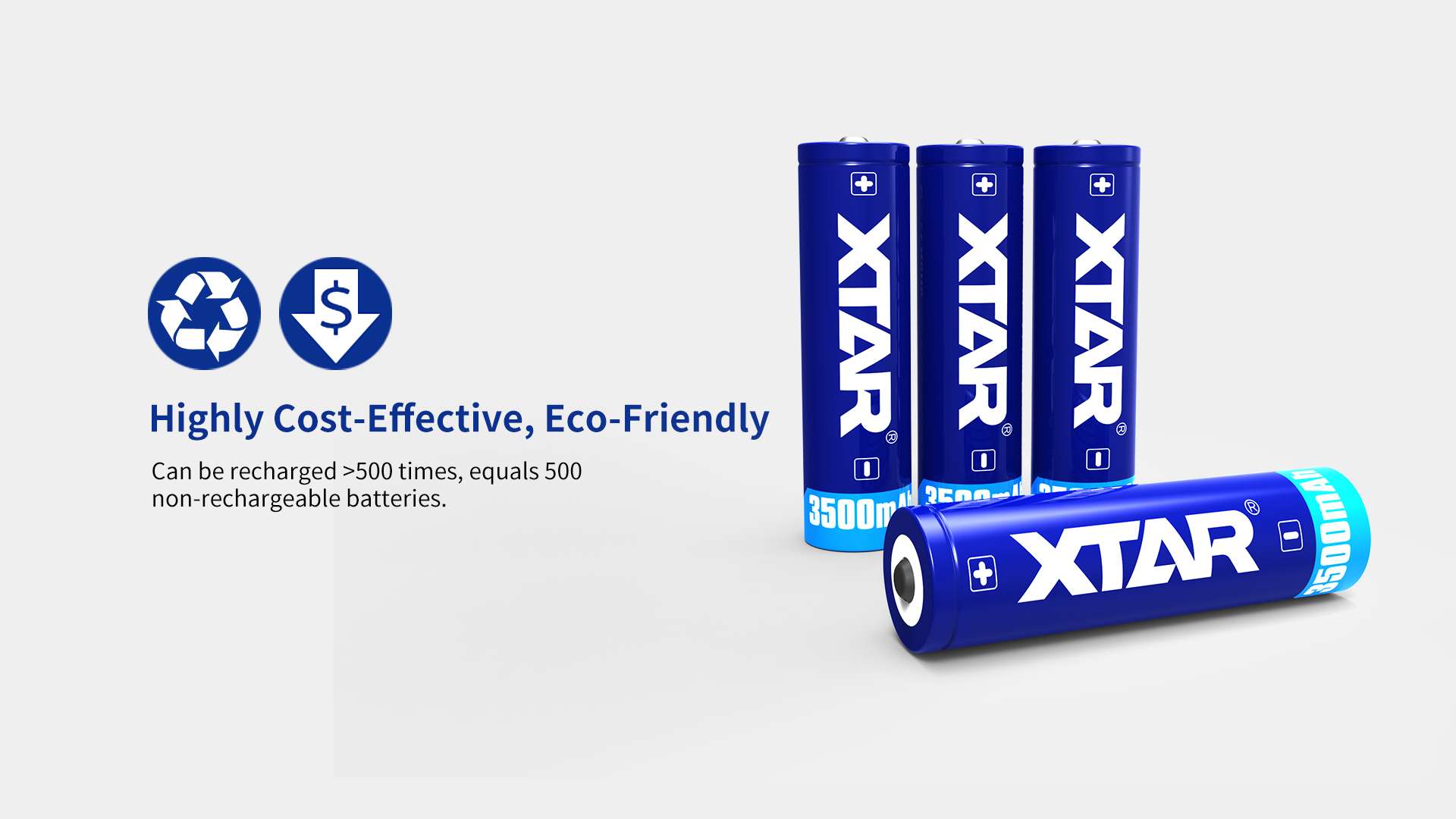 XTAR bateria 18650 3500mAh 3.6V litowo-jonowa z zabezpieczeniem