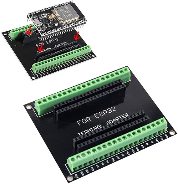 ProRock Black ESP32-S3 44PIN Terminal Adapter