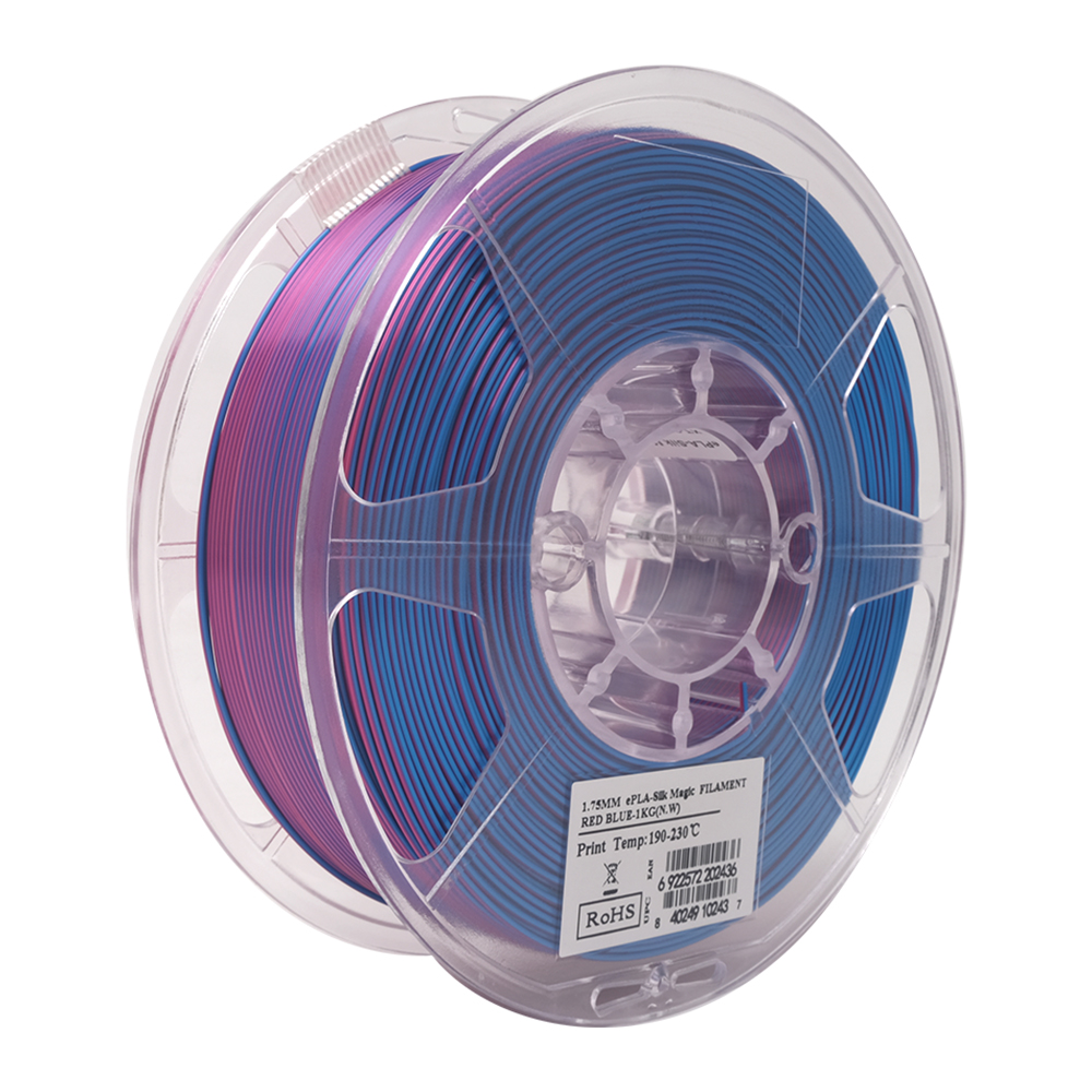 eSUN PLA-Silk Magic Filament 1.75mm 1000g Red-Blue Czerwono-Niebieski