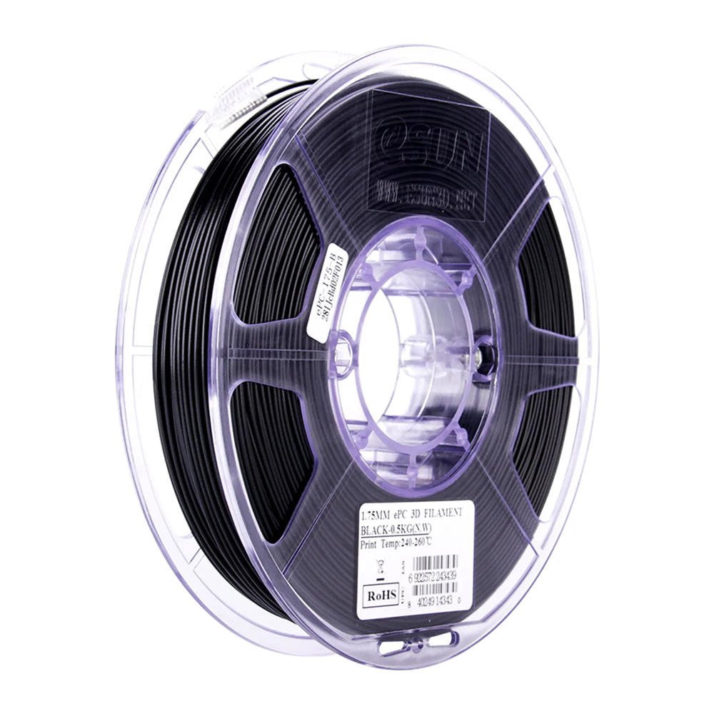 eSUN PC Filament 1.75mm 500g Czarny