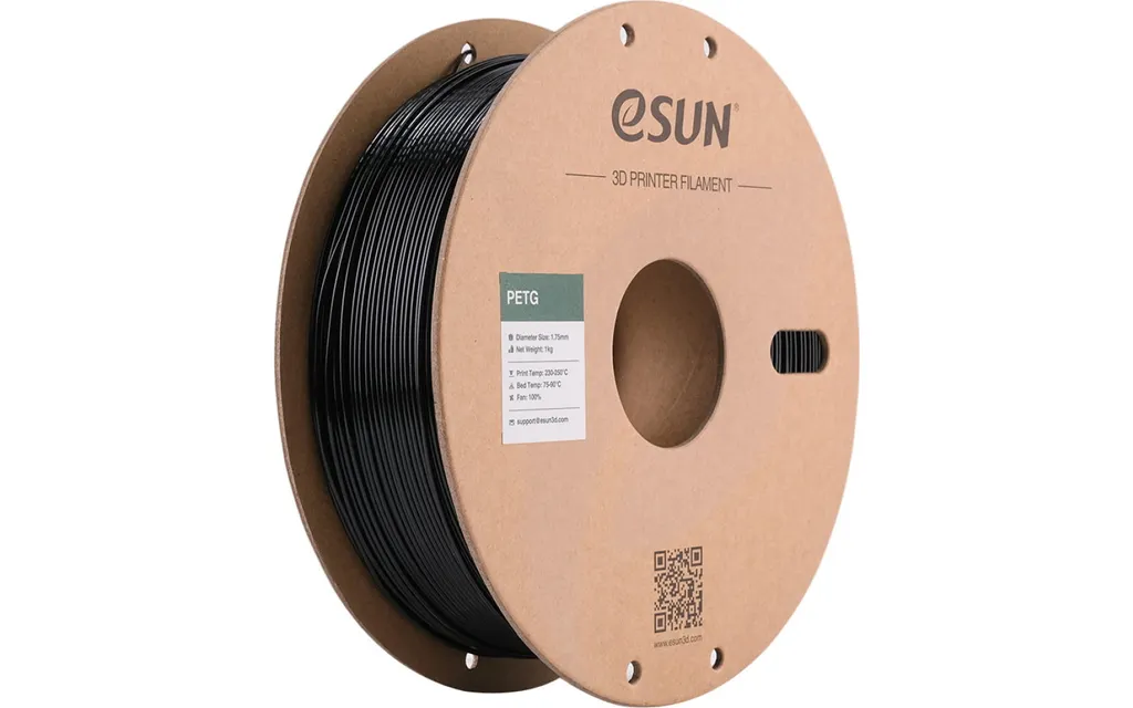 eSUN PETG Filament 1.75mm 1000g Jednolity Black Czarny