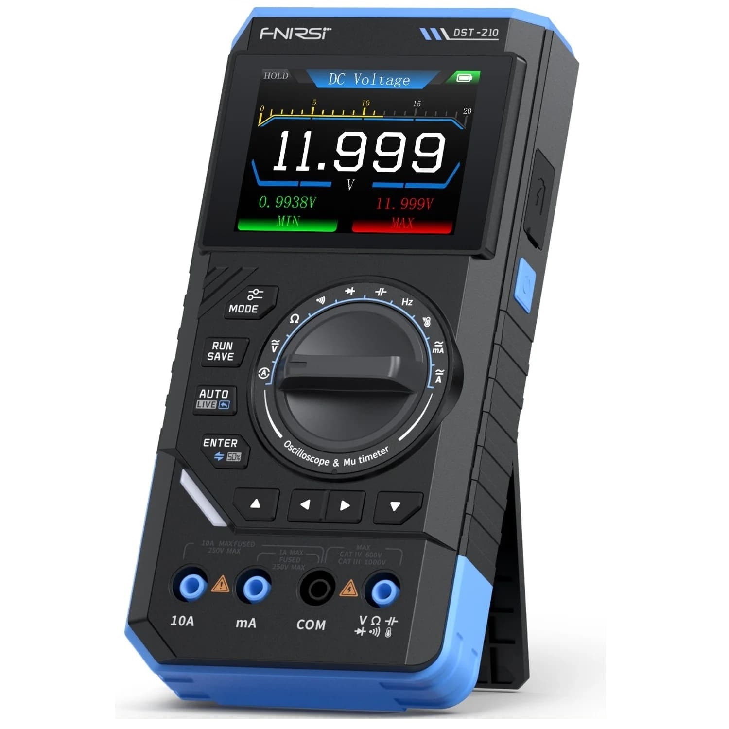 FNIRSI DST-210 ręczny oscyloskop cyfrowy 3 w 1 z generatorem sygnału