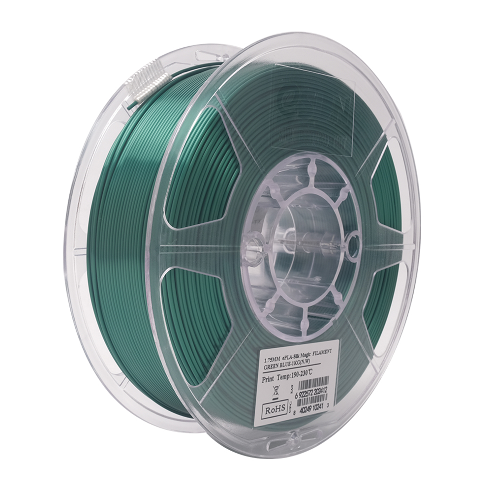 eSUN PLA-Silk Magic Filament 1.75mm 1000g Green-Blue Zielono-Niebieski