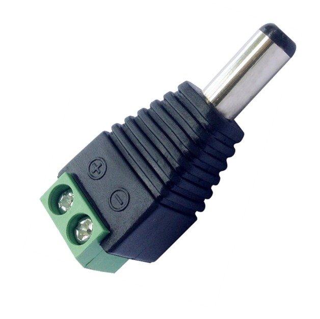 ProRock Male 2.1x5.5mm DC Power Jack Adapter CCTV Camera