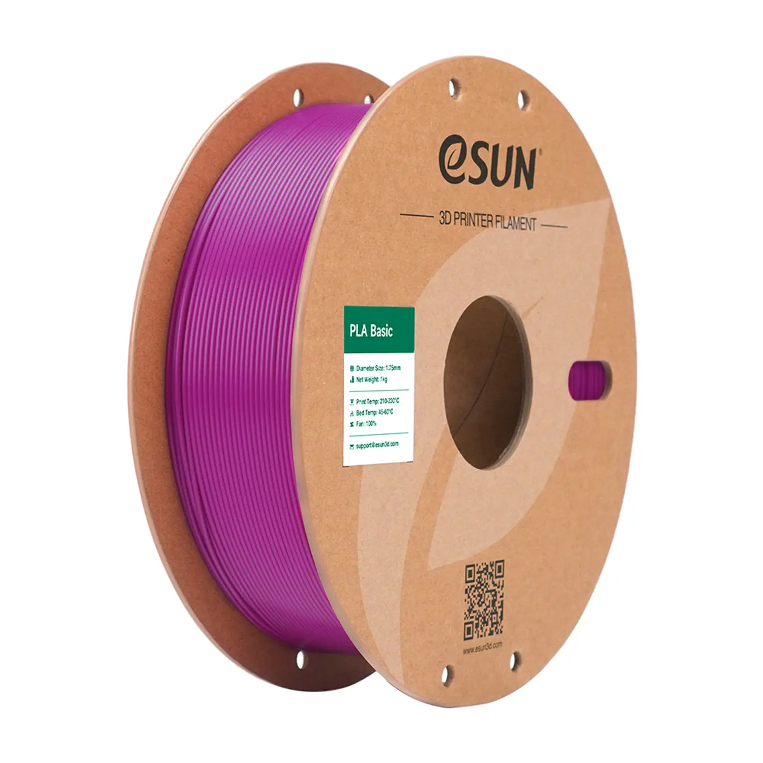 eSUN PLA-Basic Filament 1.75mm 1000g Purple Fioletowy