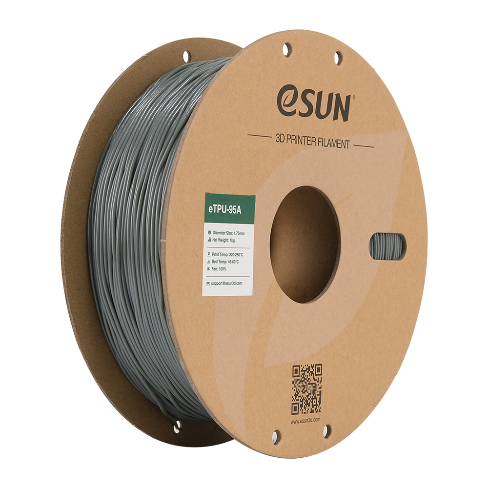 eSUN TPU-95A Filament szary 1.75mm 1000g papierowa szpula