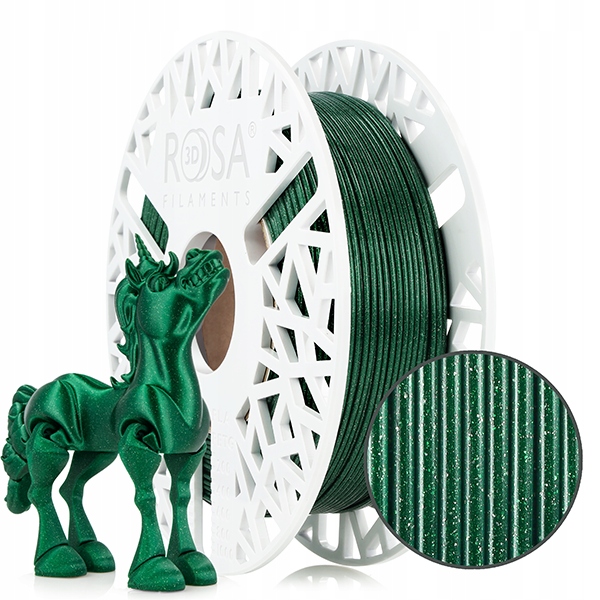 FILAMENT 3D PLA GALAXY Emerald Green 1,75mm 0,5kg
