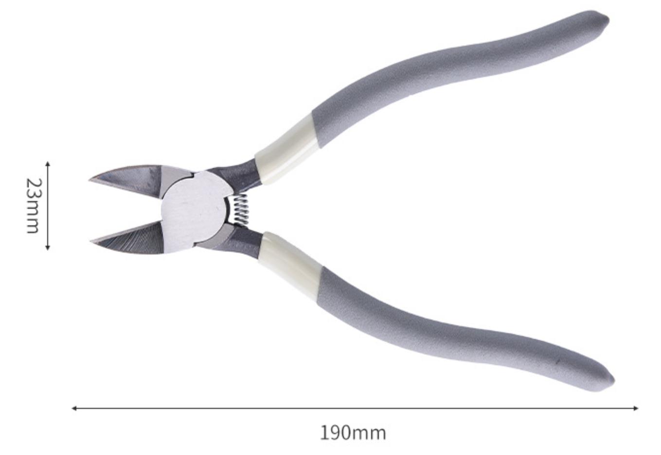 ProRock 8-calowe kleszcze przecinaki do drutu szare