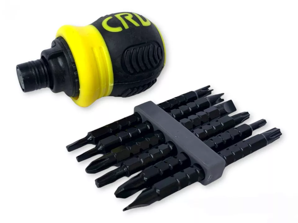 ProRock śrubokręt zestaw śrubokrętów 13 w 1 żółty