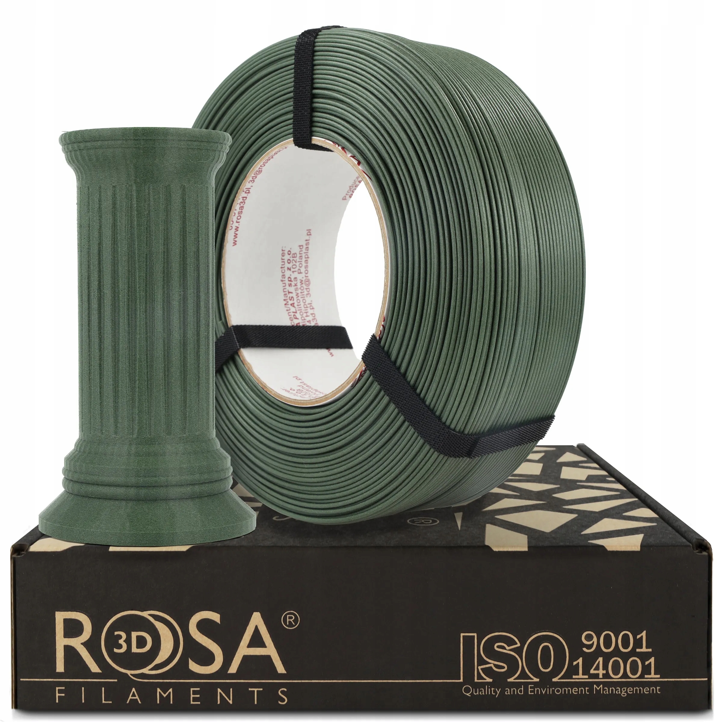 FILAMENT 3D ReFill PET-G Structure Forest Green 1kg