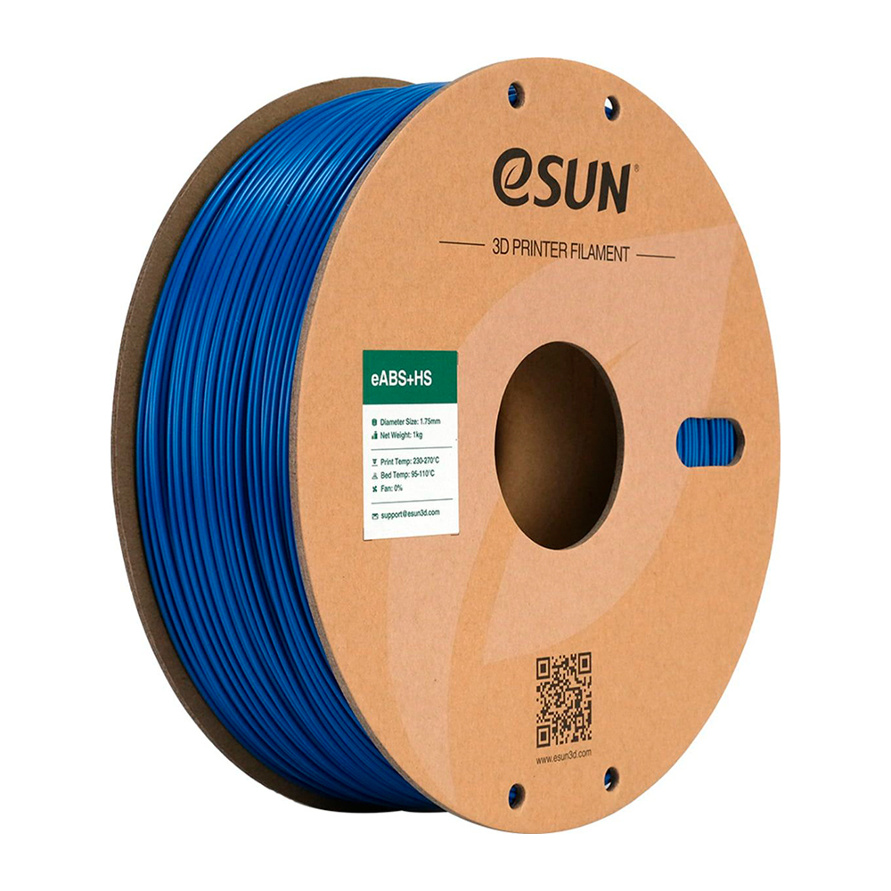 eSUN ABS+HS Filament niebieski 1.75mm 1000g papierowa szpula