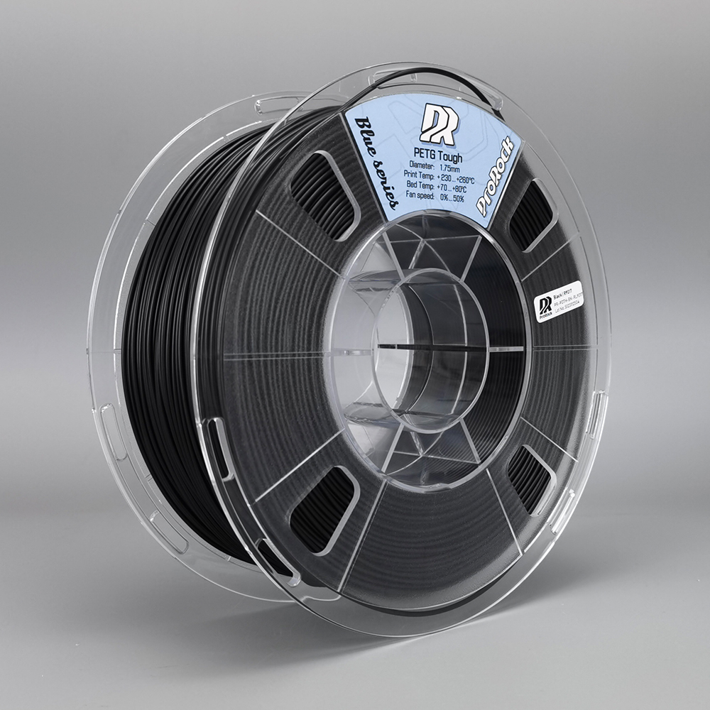 ProRock filament PETG Tough czarny RAL9017 1.75mm 1000g
