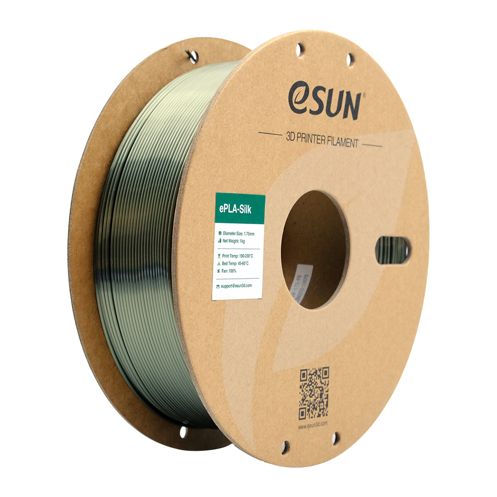 eSUN Silk-PLA Filament brąz bronze 1.75mm 1000g papierowa szpula