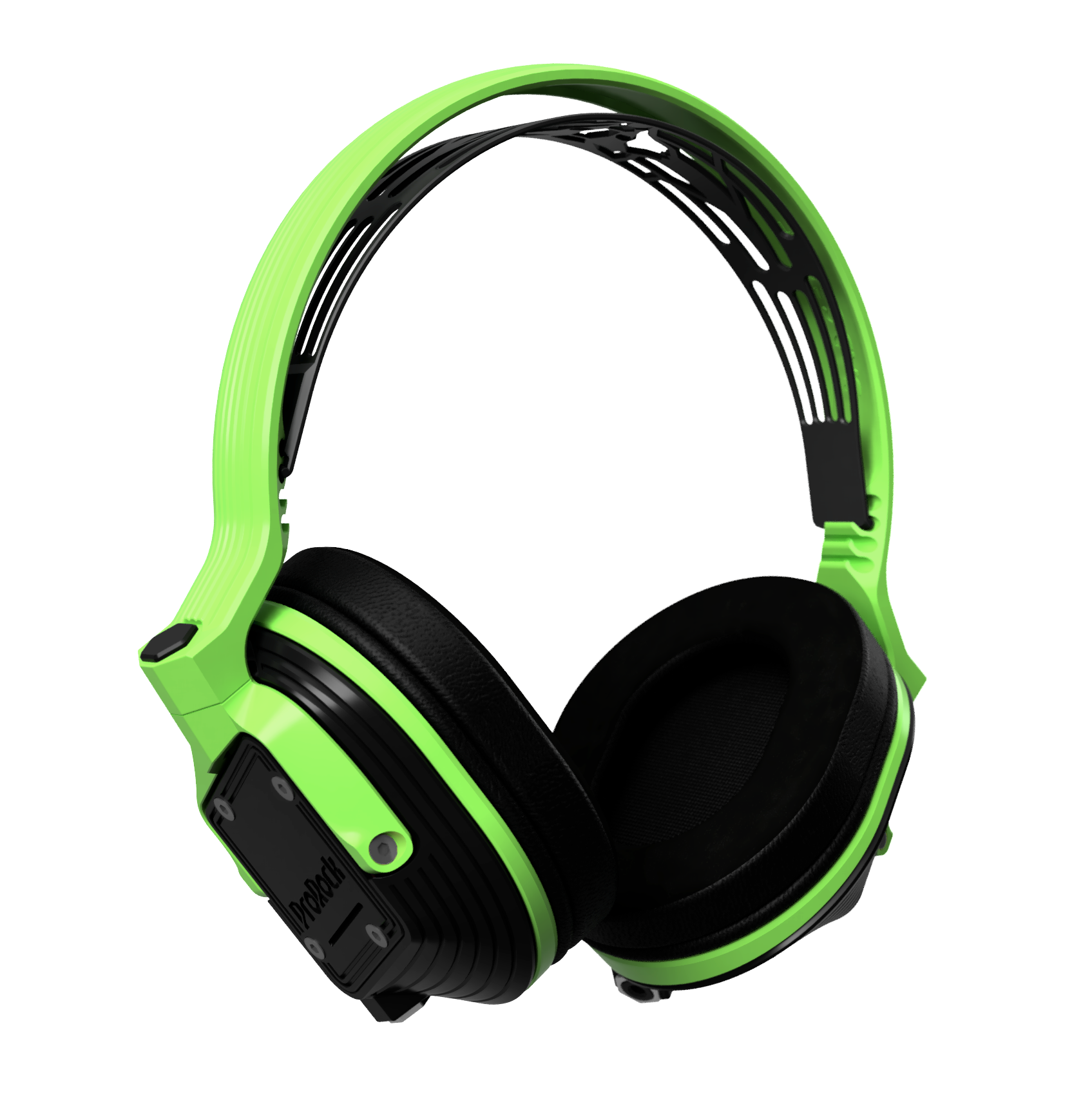 ProRock DIY 3D printed Premium Audio Headphones Set Green