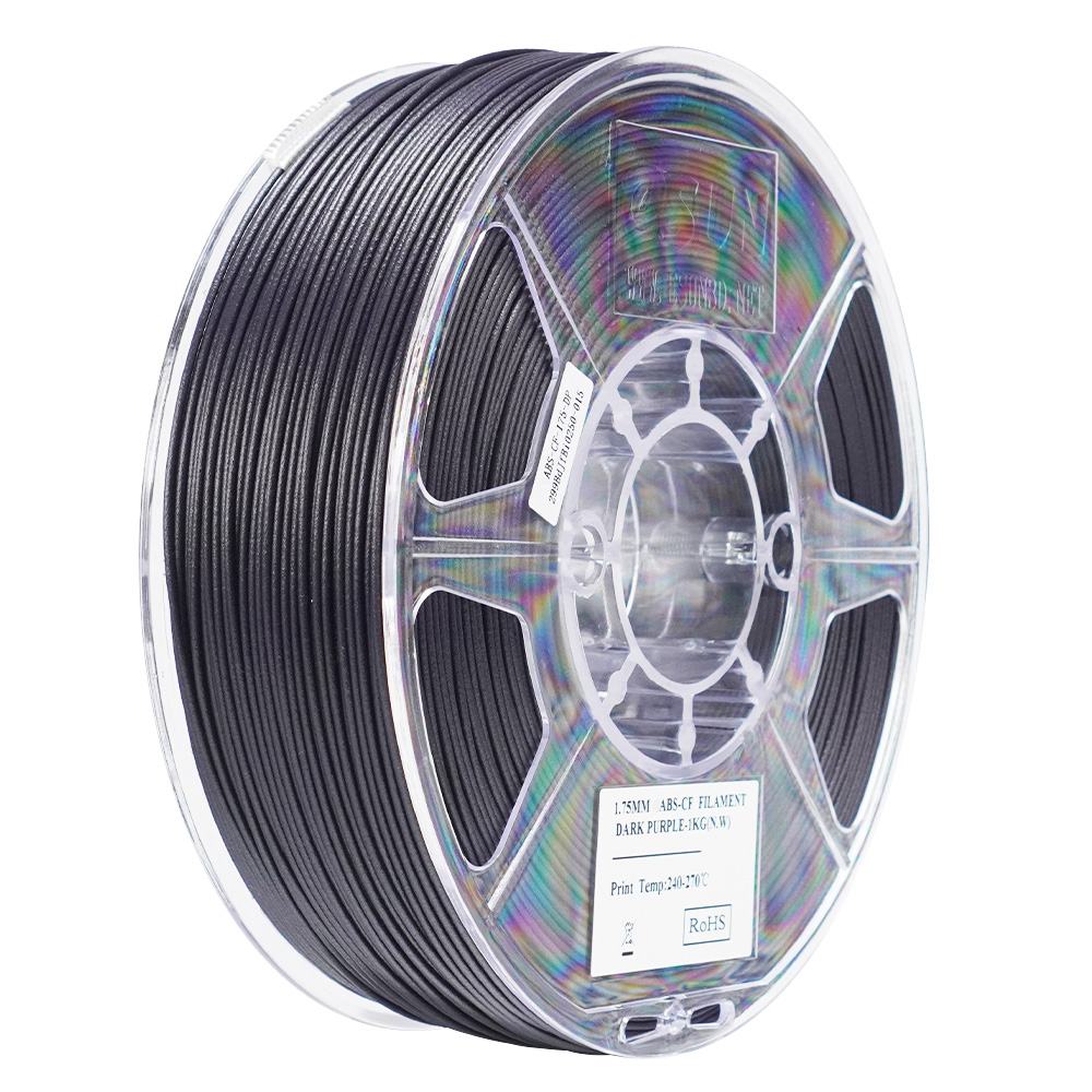 eSUN ABS-CF Filament 1.75mm 1000g Dark Purple Fioletowy