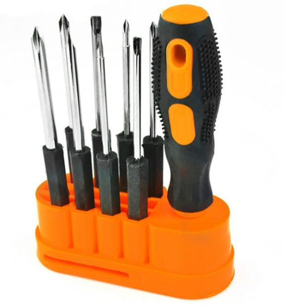 ProRock śrubokręt zestaw śrubokrętów 10-częściowy pomarańczowy