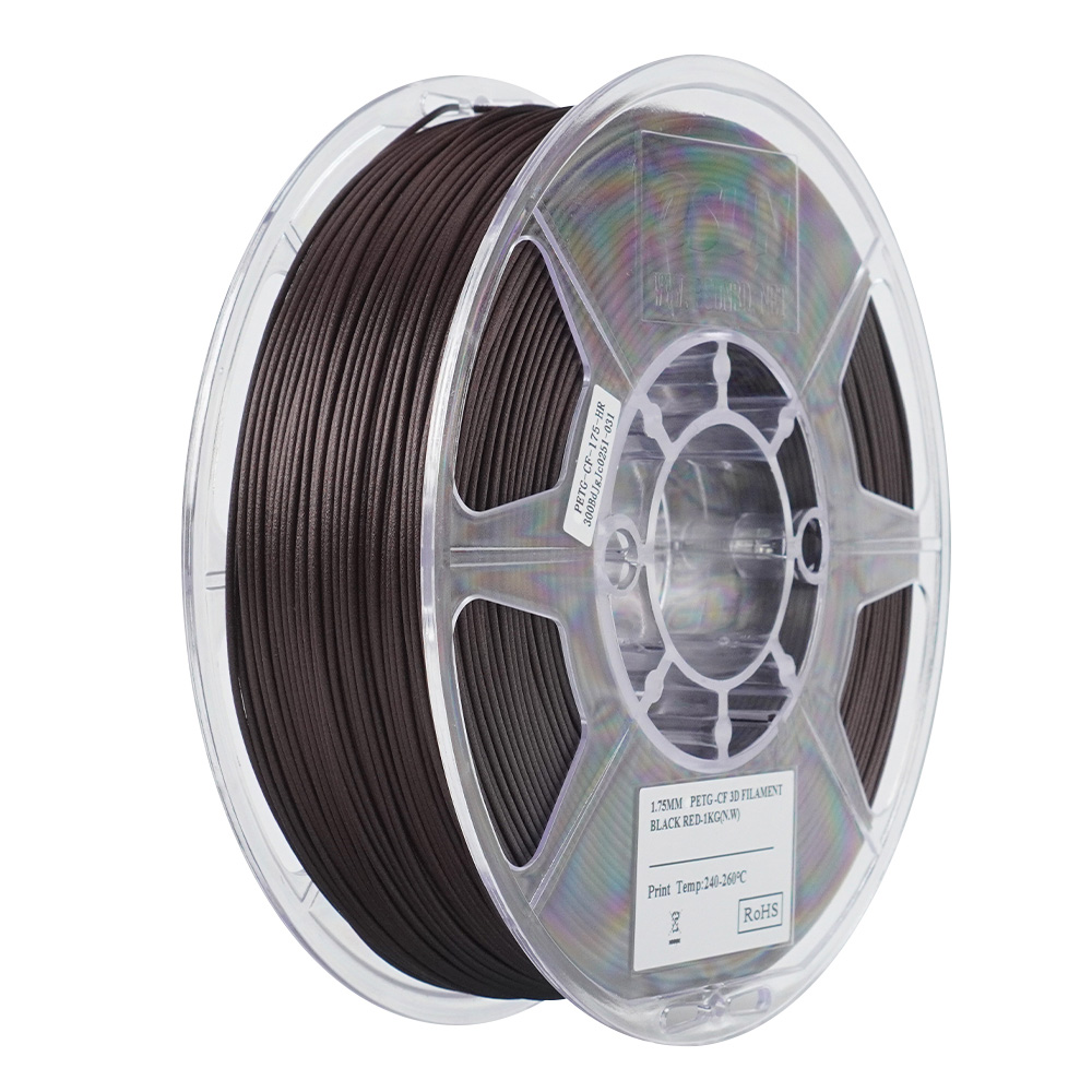 eSUN PETG-CF Filament czarno-czerwony 1.75mm 1000g