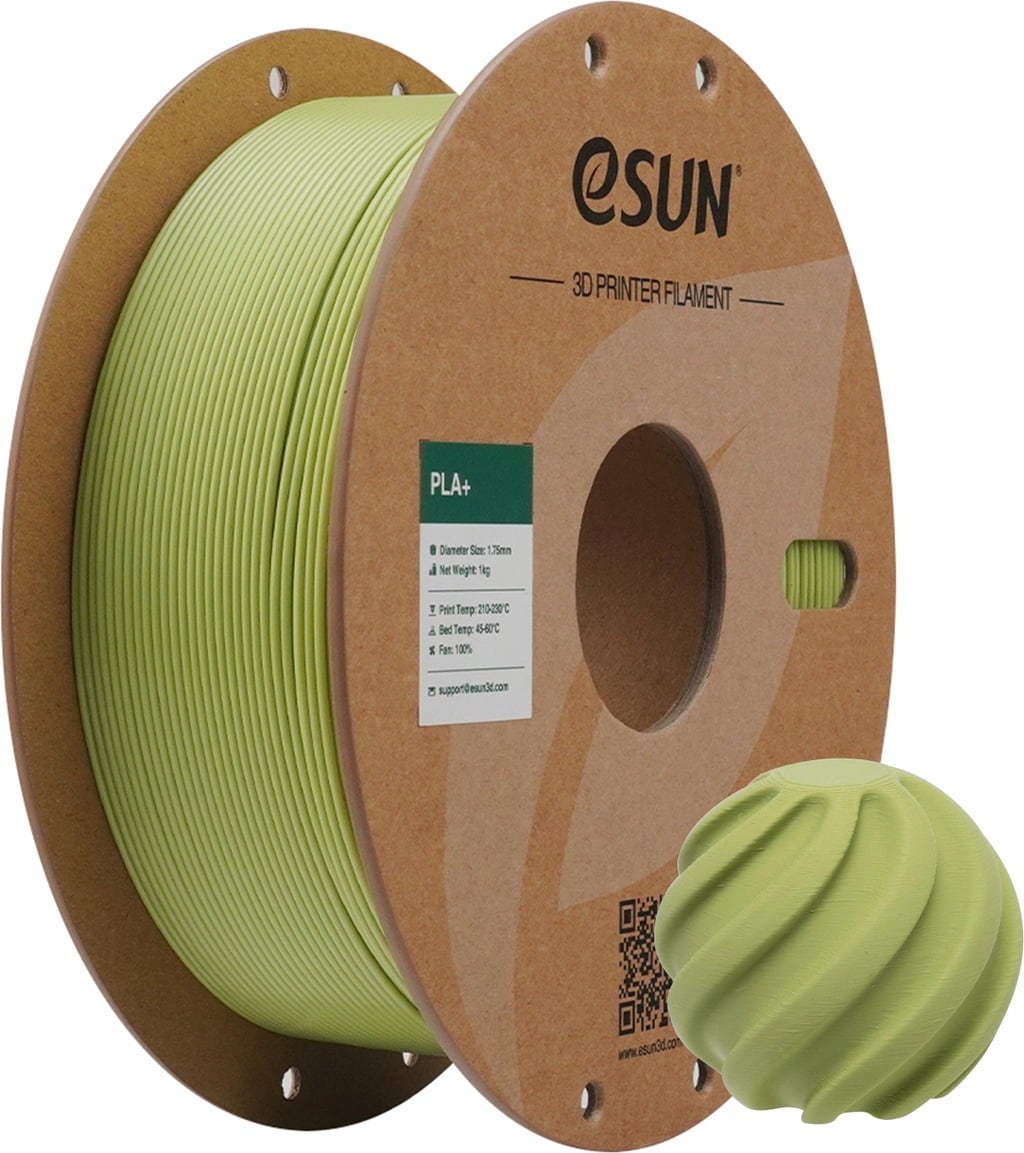 eSUN PLA+ Filament zieolony 1.75mm 1000g papierowa szpula Matcha Green