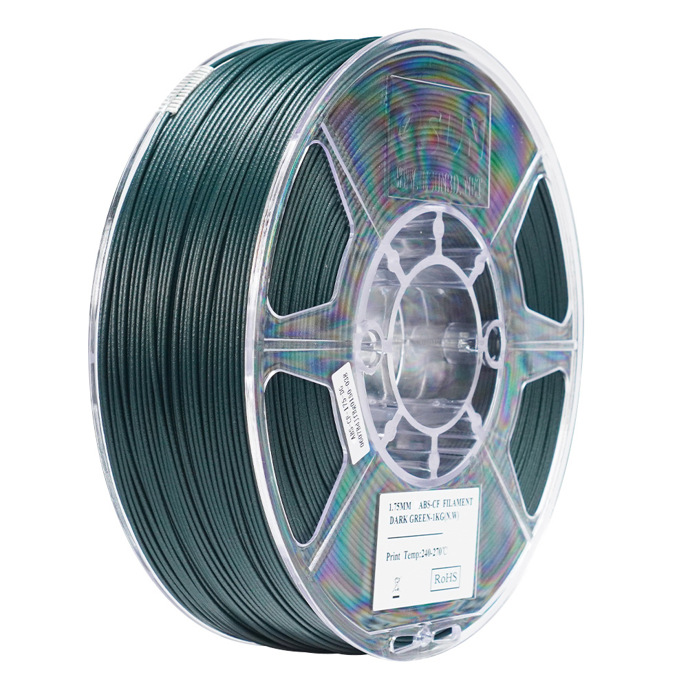 eSUN ABS-CF Filament 1.75mm 1000g Dark Green Zielony
