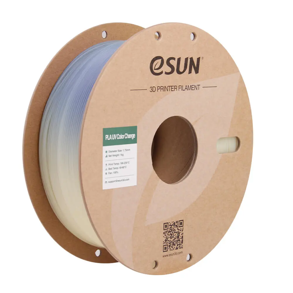 eSUN PLA UV Filament zmiana koloru niebieski color change 1.75mm 1000g
