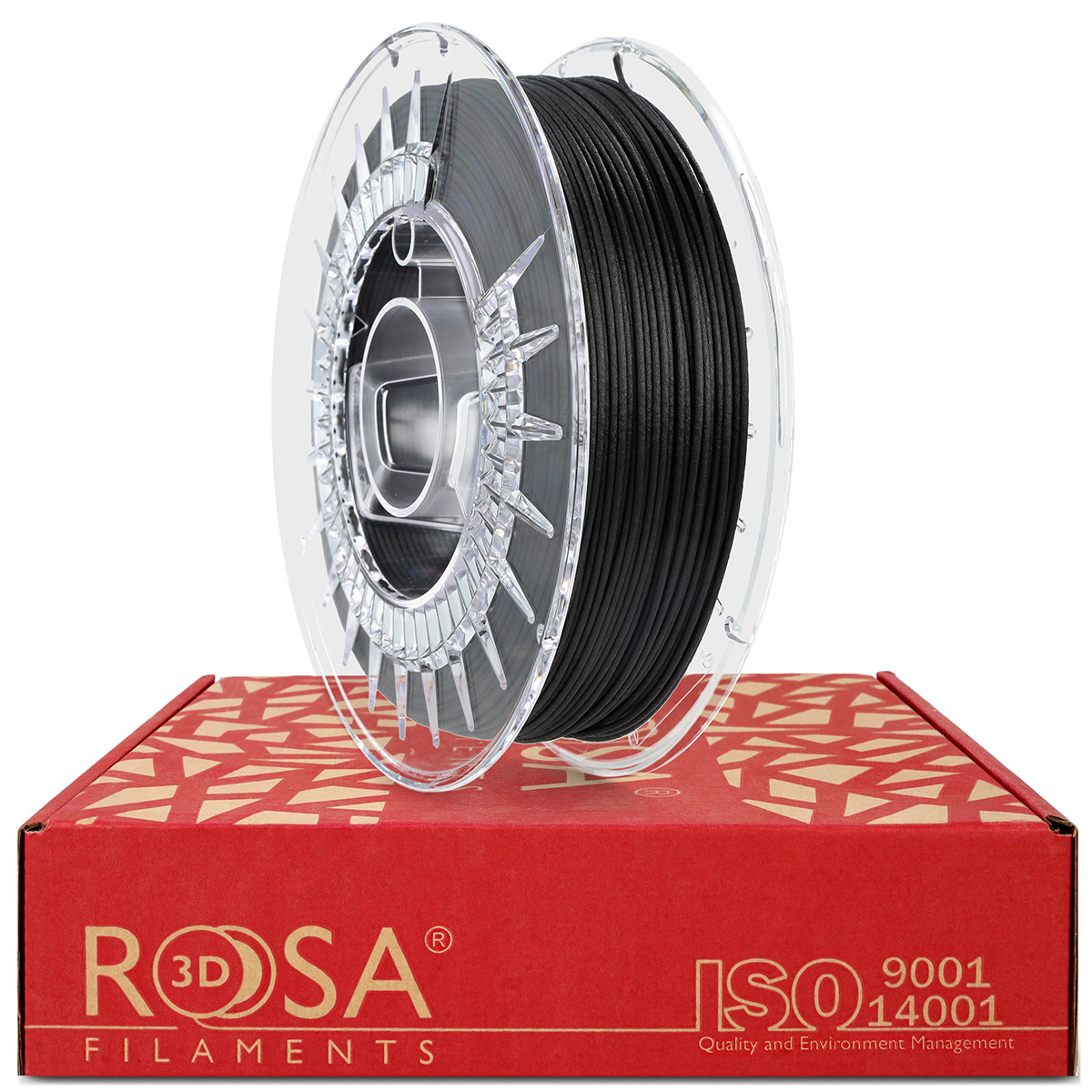 FILAMENT 3D ASA + 5Kevlar 1,75mm Black 0,5kg