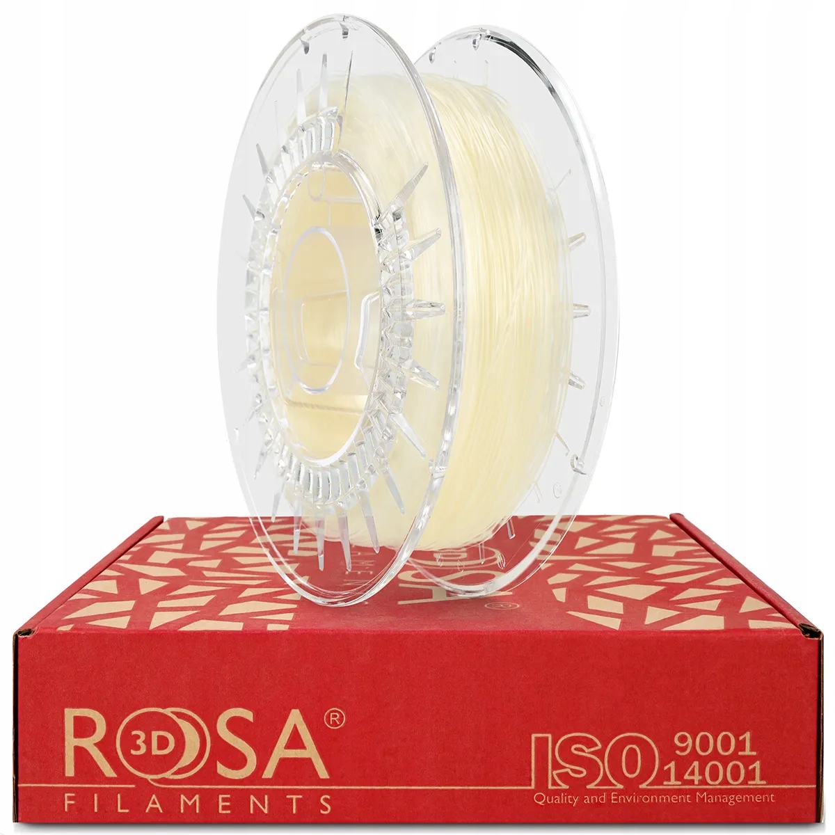 FILAMENT 3D ROSA TPU HardTech+ 83D, Impact - Abrasive - UV - H2O - microbe- resistant Transparent 0,5kg