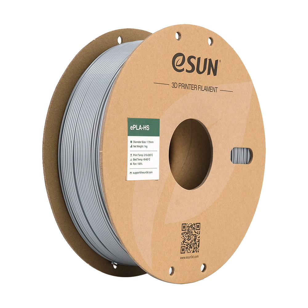eSUN PLA-HS Filament szary papierowa szpula 1.75mm 1000g