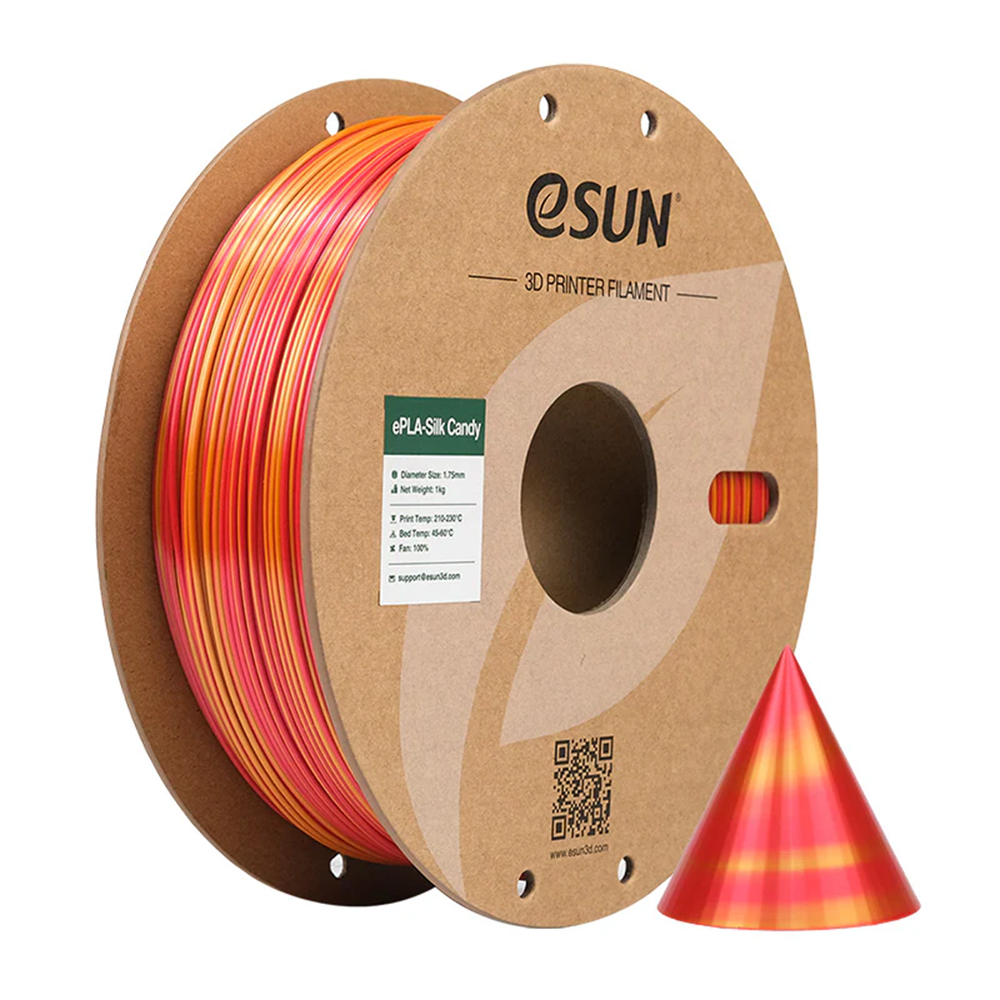 eSUN PLA-Silk Candy Filament 1.75mm 1000g Red Gold Złoty