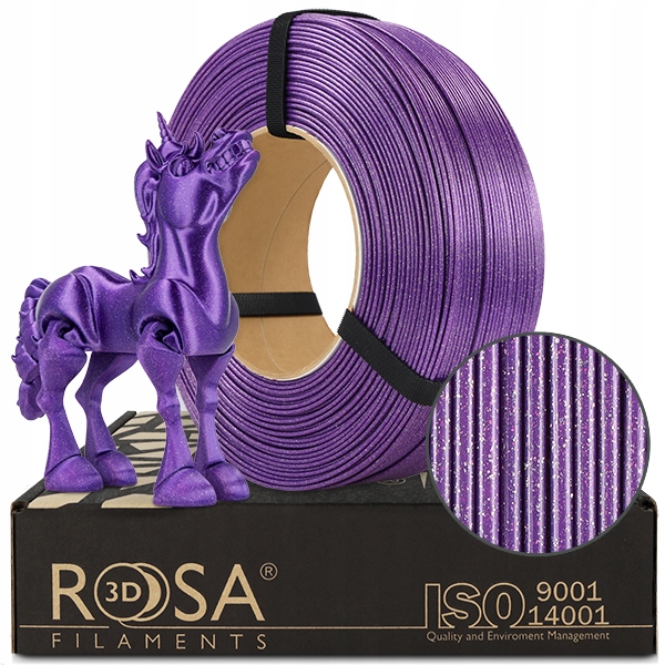 FILAMENT 3D ReFill PLA GALAXY Violet 1,75mm 1kg
