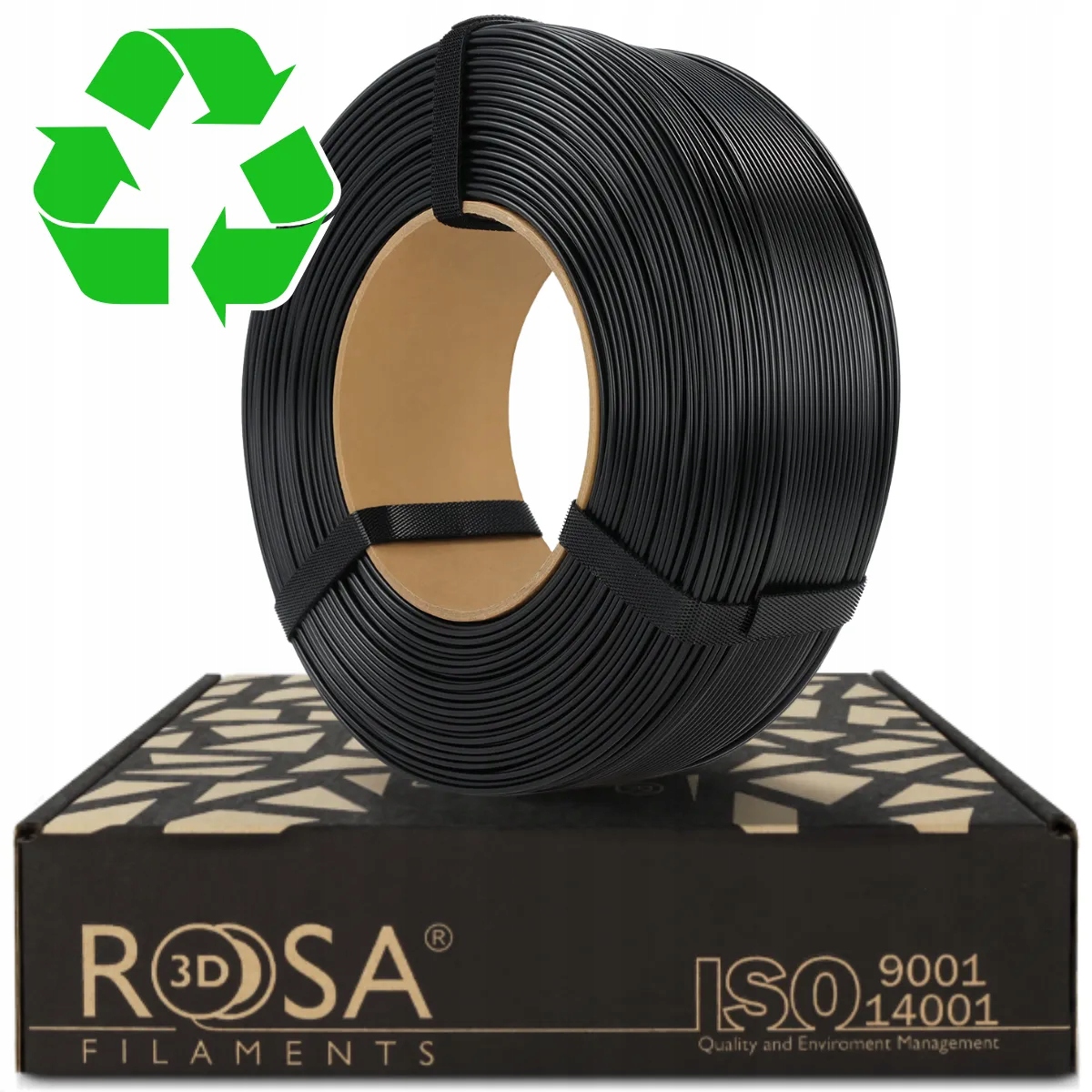 FILAMENT 3D ReFill R-PLA BLACK 1,75mm 1 kg
