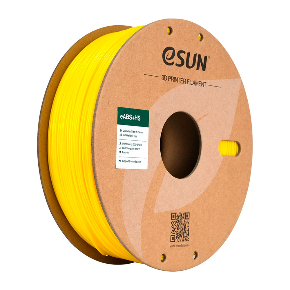 eSUN ABS+HS Filament 1.75mm 1000g Yellow Żółty
